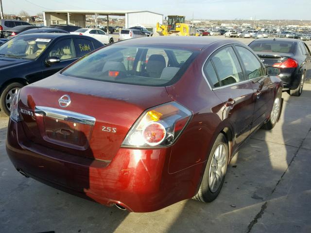 1N4AL2AP5BC112903 - 2011 NISSAN ALTIMA BAS MAROON photo 4