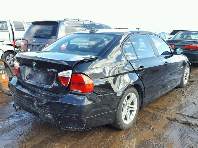 WBAVA33508FV66287 - 2008 BMW 328 I BLACK photo 4