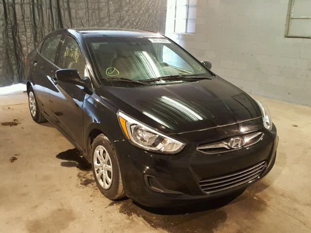 KMHCT4AEXGU161234 - 2016 HYUNDAI ACCENT SE BLACK photo 1