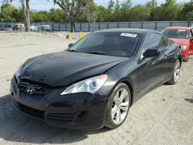 KMHHT6KD1BU060759 - 2011 HYUNDAI GENESIS CO BLACK photo 2