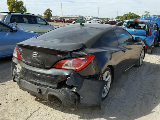 KMHHT6KD1BU060759 - 2011 HYUNDAI GENESIS CO BLACK photo 4