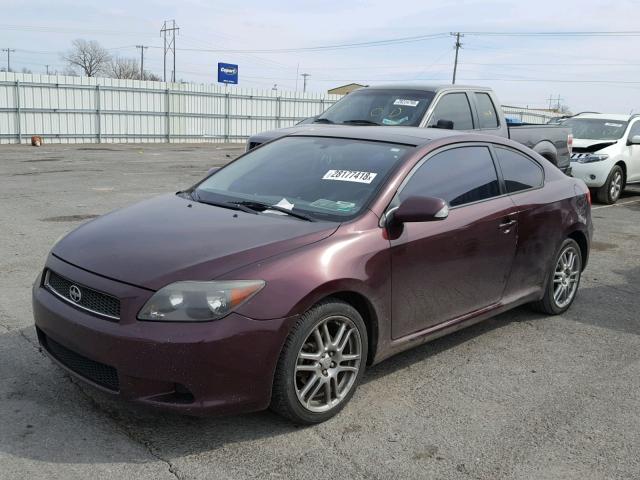 JTKDE177470200555 - 2007 TOYOTA SCION TC 栗色 照片 2