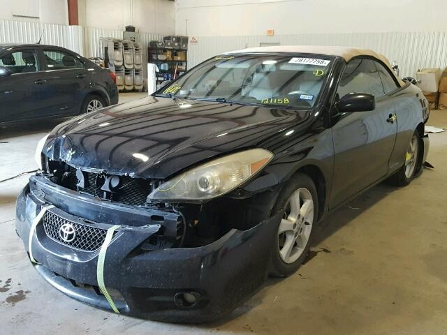 4T1FA38P17U121158 - 2007 TOYOTA CAMRY SOLA BLACK photo 2