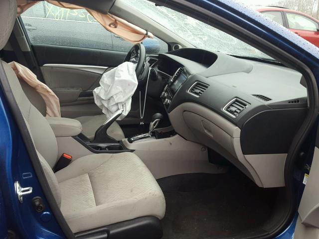 19XFB2F83FE267159 - 2015 HONDA CIVIC EX ლურჯი ფოტო 5