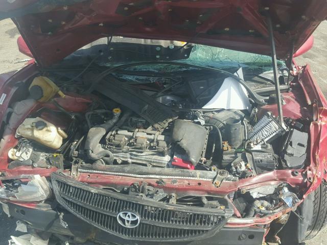 2T1CF22P71C463567 - 2001 TOYOTA CAMRY SOLA RED photo 7