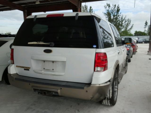 1FMRU17W33LB69293 - 2003 FORD EXPEDITION WHITE photo 4