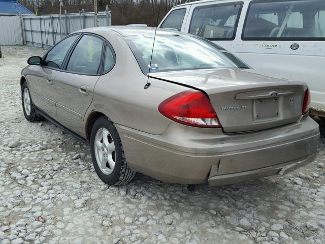 1FAFP53U34A149350 - 2004 FORD TAURUS SE GREEN photo 3