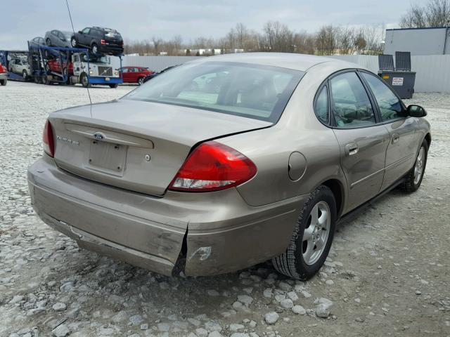 1FAFP53U34A149350 - 2004 FORD TAURUS SE GREEN photo 4