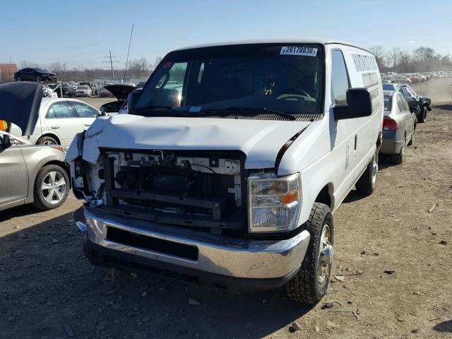 1FTNE24W08DB02792 - 2008 FORD ECONOLINE WHITE photo 2