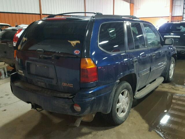 1GKDT13S822515058 - 2002 GMC ENVOY BLUE photo 4