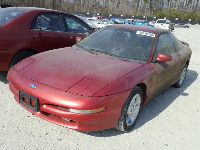 1ZVLT22B3T5115081 - 1996 FORD PROBE GT RED photo 2