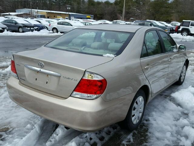 4T1BE32K86U126629 - 2006 TOYOTA CAMRY LE TAN photo 4