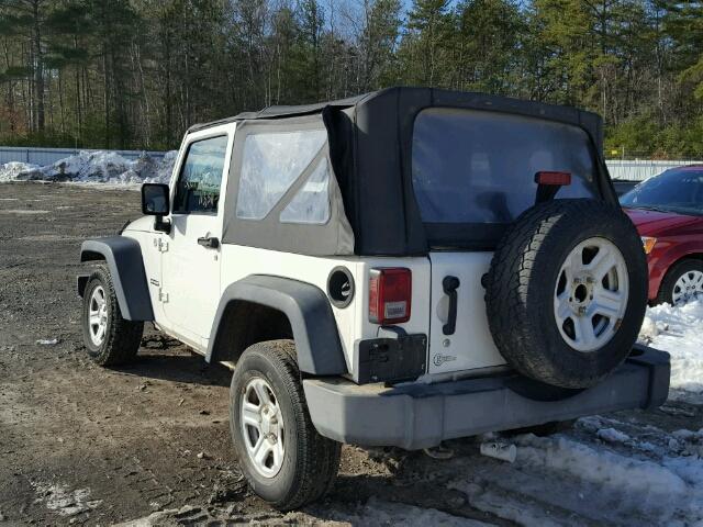 1J4AA2D10AL116180 - 2010 JEEP WRANGLER S WHITE photo 3