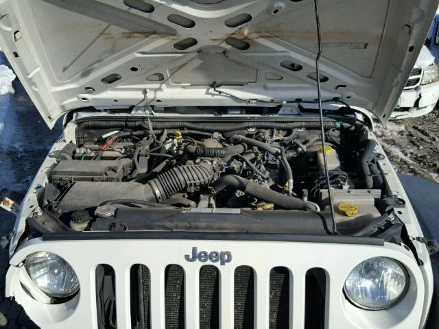 1J4AA2D10AL116180 - 2010 JEEP WRANGLER S WHITE photo 7