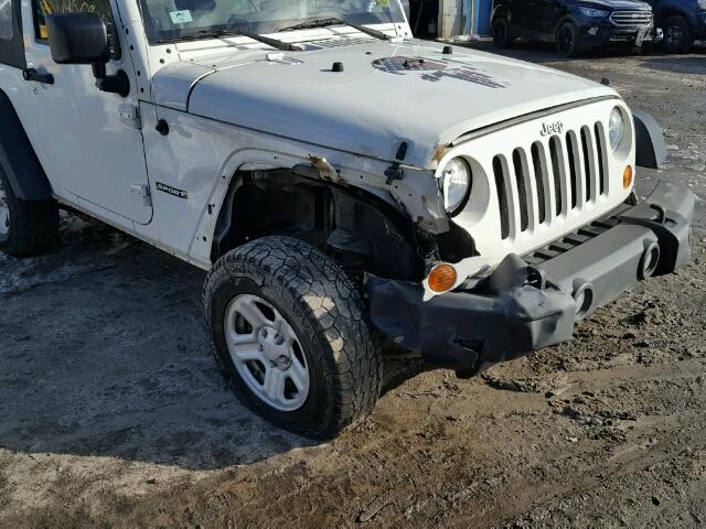 1J4AA2D10AL116180 - 2010 JEEP WRANGLER S WHITE photo 9