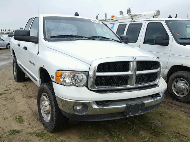 1D7KU28D23J655555 - 2003 DODGE RAM 2500 S WHITE photo 1