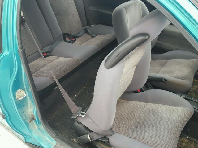 2HGEH2468PH005365 - 1993 HONDA CIVIC DX TEAL photo 6