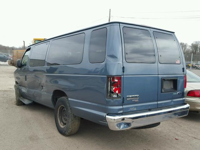 1FBSS3BL3DDB07736 - 2013 FORD ECONOLINE TURQUOISE photo 3