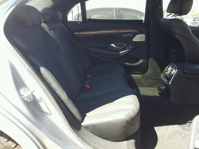 WDDUG8FB8FA074019 - 2015 MERCEDES-BENZ S 550 4MAT GRAY photo 6