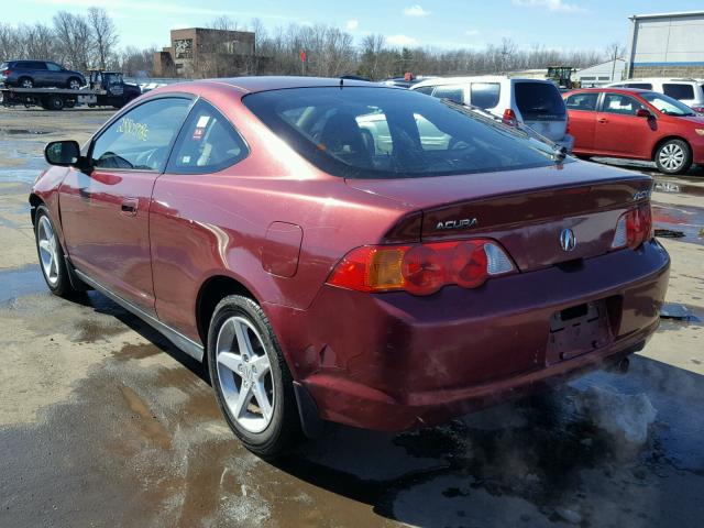 JH4DC548X3C018058 - 2003 ACURA RSX RED photo 3