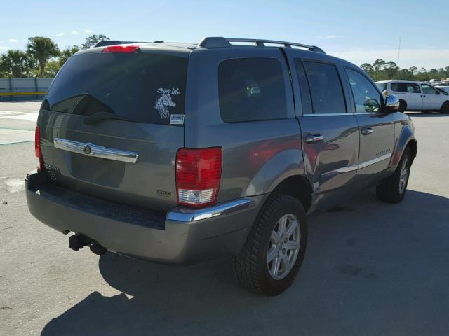 1A8HX58N18F132083 - 2008 CHRYSLER ASPEN LIMI GRAY photo 4