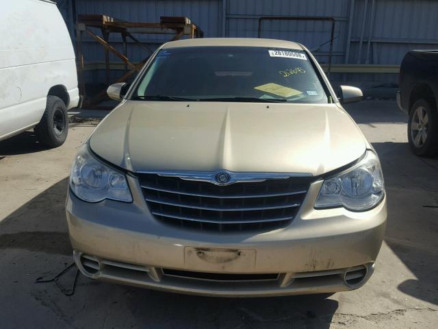 1C3CC5FB4AN212645 - 2010 CHRYSLER SEBRING LI TAN photo 9