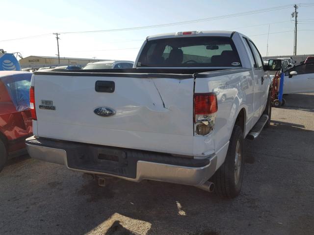 1FTPX14V08FA22269 - 2008 FORD F150 WHITE photo 4