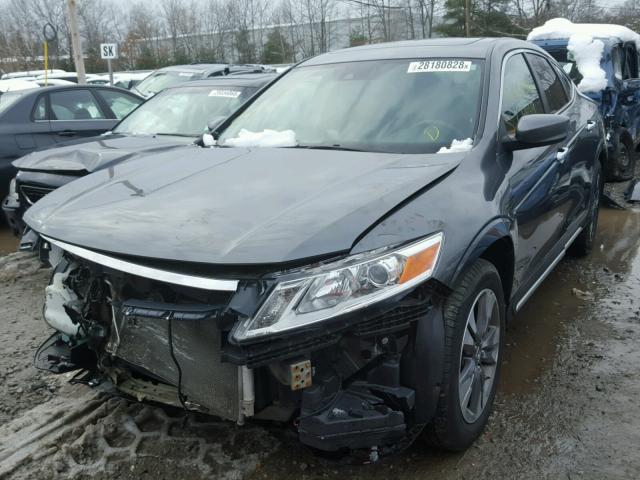 5J6TF2H54EL002468 - 2014 HONDA CROSSTOUR CHARCOAL photo 2