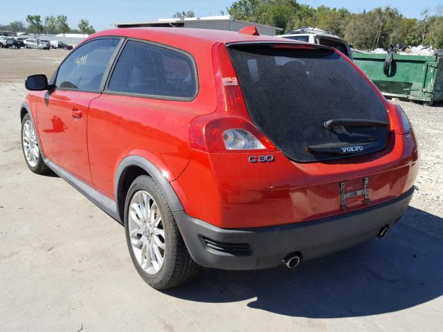 YV1MK672482049007 - 2008 VOLVO C30 T5 RED photo 3