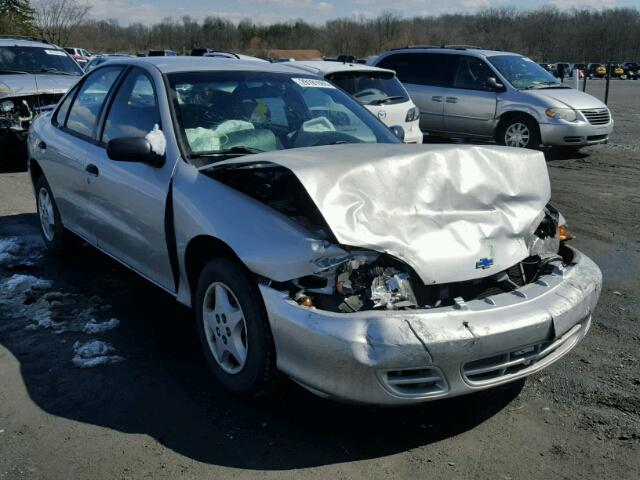 1G1JC524717169099 - 2001 CHEVROLET CAVALIER B SILVER photo 1