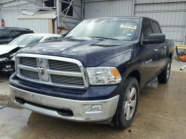 1C6RD7LT2CS171634 - 2012 DODGE RAM 1500 S BLUE photo 2