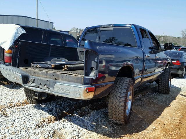 3D7KS28C25G758511 - 2005 DODGE RAM 2500 S BLUE photo 4