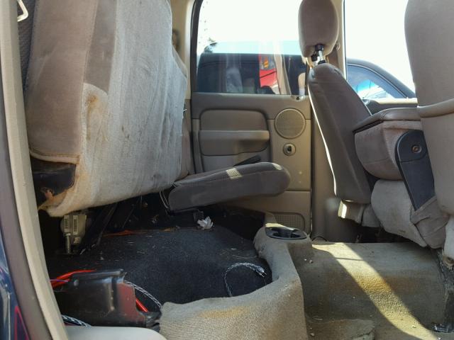 3D7KS28C25G758511 - 2005 DODGE RAM 2500 S BLUE photo 6