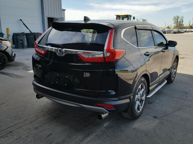 7FARW1H81HE005649 - 2017 HONDA CR-V EXL BLACK photo 4