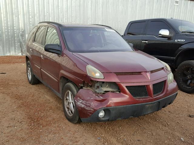 3G7DB03E84S586172 - 2004 PONTIAC AZTEK BURGUNDY photo 1