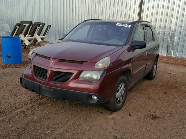 3G7DB03E84S586172 - 2004 PONTIAC AZTEK BURGUNDY photo 2