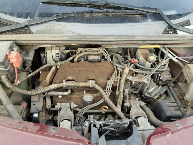 3G7DB03E84S586172 - 2004 PONTIAC AZTEK BURGUNDY photo 7