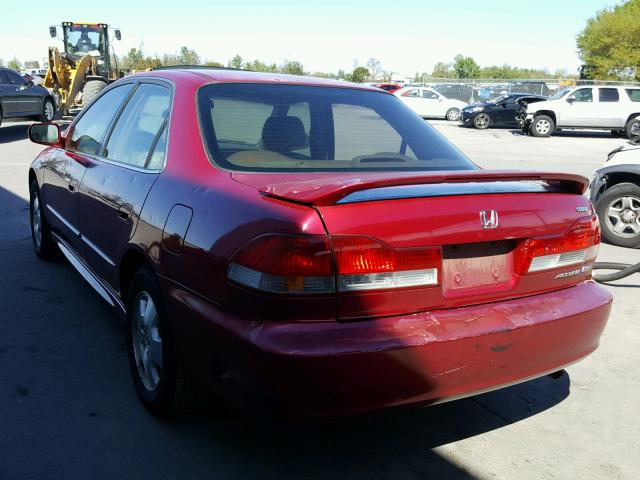 1HGCG16512A034559 - 2002 HONDA ACCORD EX RED photo 3