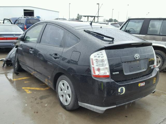 JTDKB20U797822929 - 2009 TOYOTA PRIUS BLACK photo 3