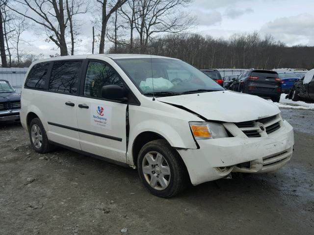 2D8HN44H68R603517 - 2008 DODGE GRAND CARA WHITE photo 1