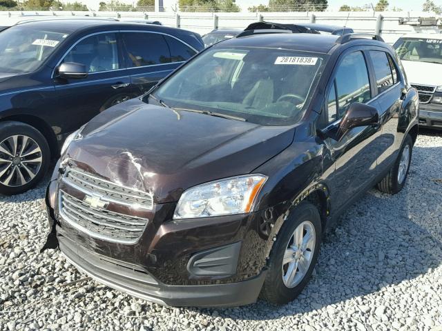 KL7CJLSB5FB201106 - 2015 CHEVROLET TRAX 1LT BLACK photo 2