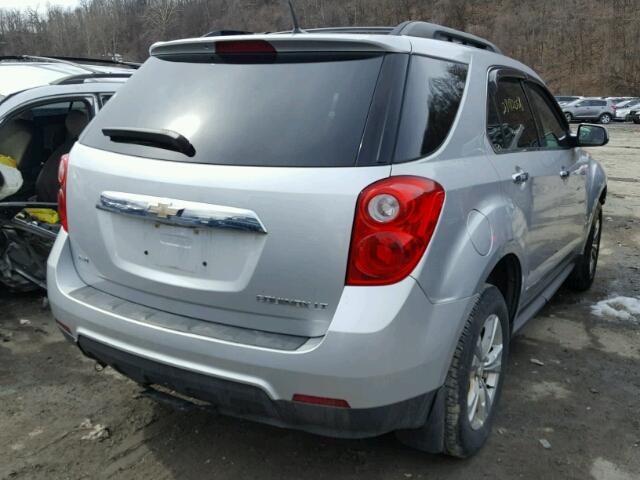 2CNFLEEW5A6348232 - 2010 CHEVROLET EQUINOX LT SILVER photo 4