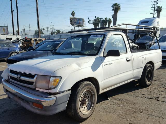 4TANL42N9YZ629692 - 2000 TOYOTA TACOMA WHITE photo 2