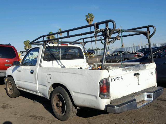 4TANL42N9YZ629692 - 2000 TOYOTA TACOMA WHITE photo 3