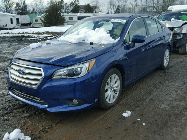 4S3BNAH64H3014745 - 2017 SUBARU LEGACY 2.5 BLUE photo 2