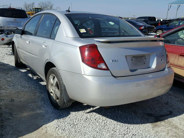 1G8AL55B37Z103240 - 2007 SATURN ION LEVEL SILVER photo 3