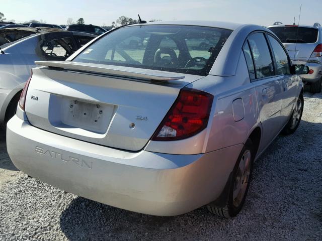 1G8AL55B37Z103240 - 2007 SATURN ION LEVEL SILVER photo 4