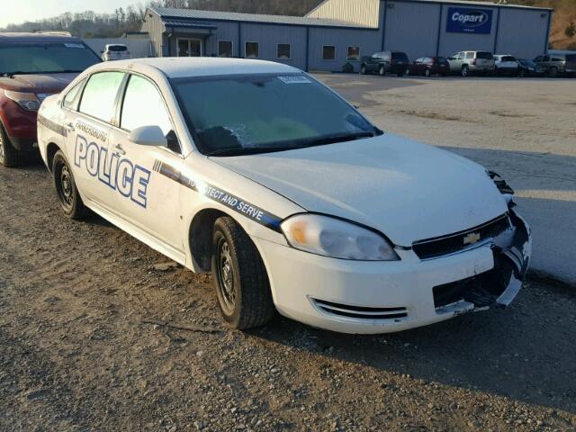 2G1WS57M291282761 - 2009 CHEVROLET IMPALA POL WHITE photo 1