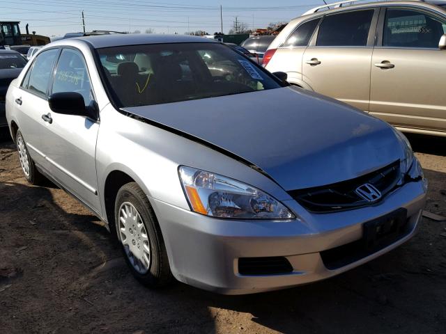 1HGCM56137A048922 - 2007 HONDA ACCORD VAL SILVER photo 1