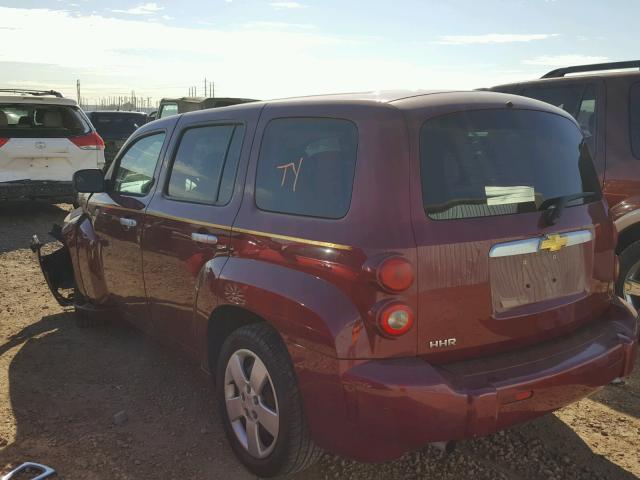 3GNDA13D37S511747 - 2007 CHEVROLET HHR LS RED photo 3